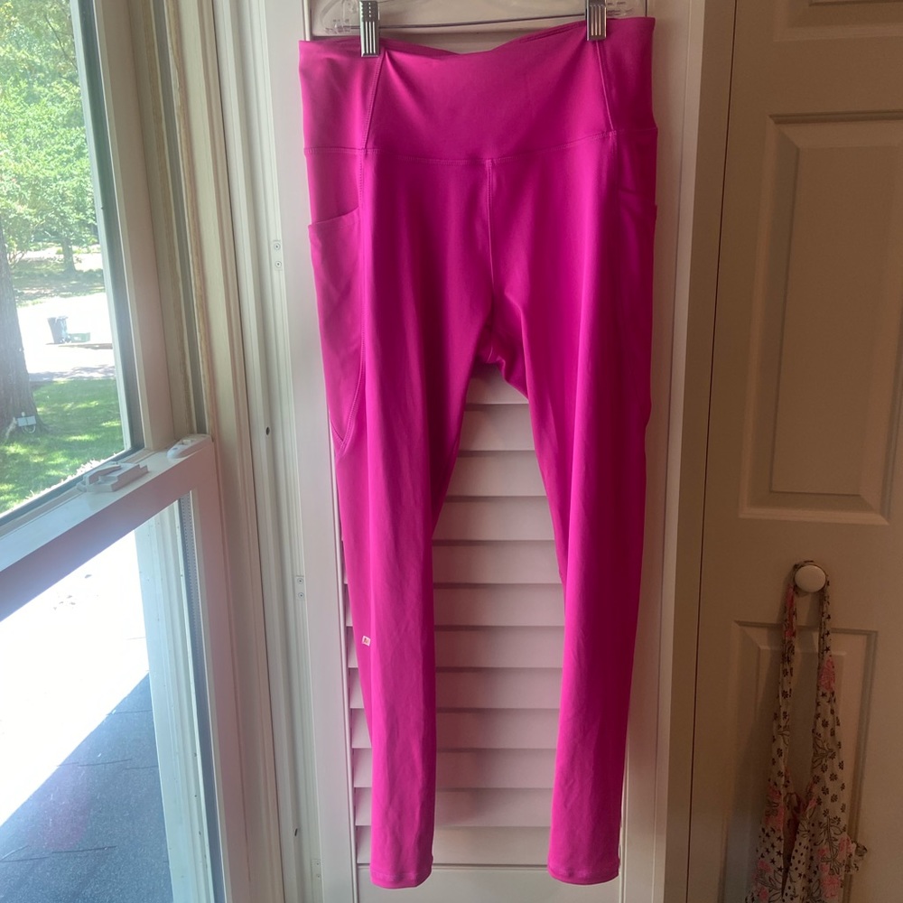 Cabana hot pink leggings